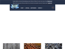 Tablet Screenshot of mkv-gmbh.net